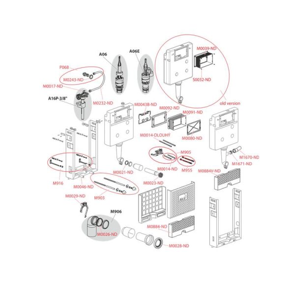 Alcaplast вградено казанче renov modul A115/1000 - Image 3