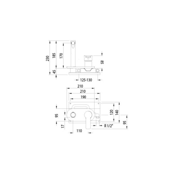 Ramon Soler RS-Q 9320 Вградлива батерија за мијалник - Image 2