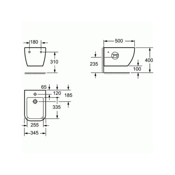 Imex BH10100 Legend Конзолно биде - Image 2