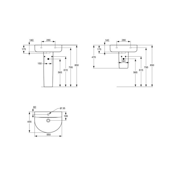 Ideal Standard Connect E785401 Мијалник - Image 2