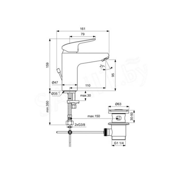 Ideal Standard Ceraflex BD001AA Сет батерии - Image 3