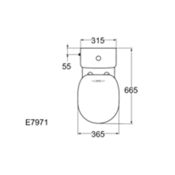 Ideal Standard Connect моноблок симплон со тарет сет - Image 5