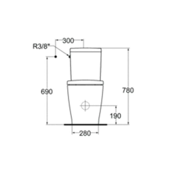 Ideal Standard Connect моноблок симплон со тарет сет - Image 4