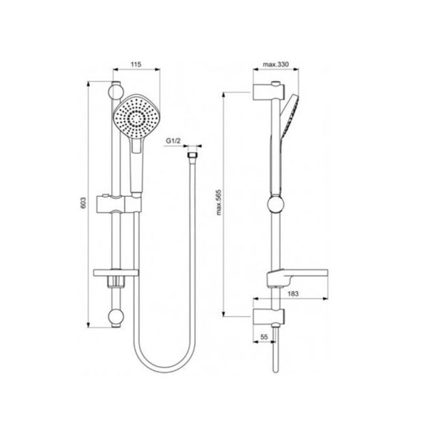 Ideal Standard Esla BC 264AA Сет батерии - Image 6