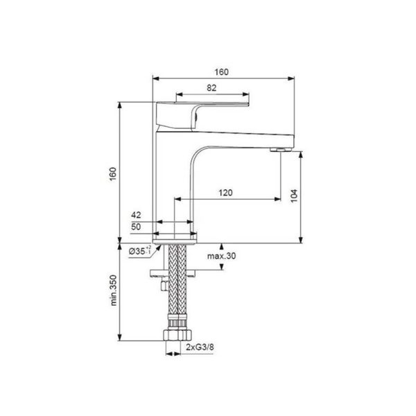 Ideal Standard Esla BC 264AA Сет батерии - Image 3