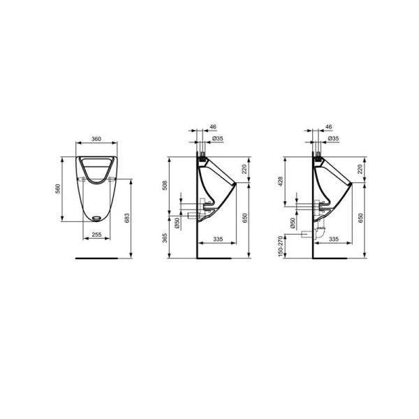 Ideal Standard Eurovit К533901 Писоар - Image 2