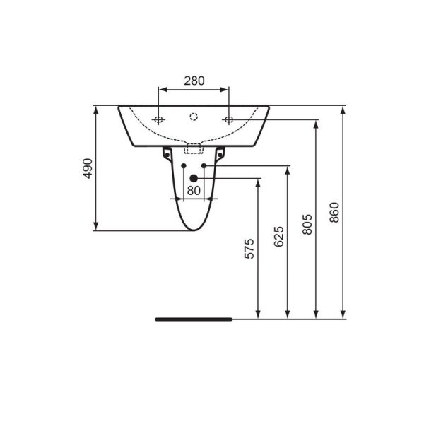 Ideal Standard Eurovit W333001 Получизма - Image 2